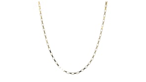 Italian 18kt Gold Vermeil Box-Chain Necklace