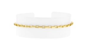 Italian 18kt Gold Vermeil Box-Chain Bracelet