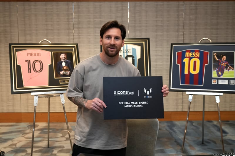 Lionel Messi Official 2022 FIFA World Cup™ Back Signed and Framed
