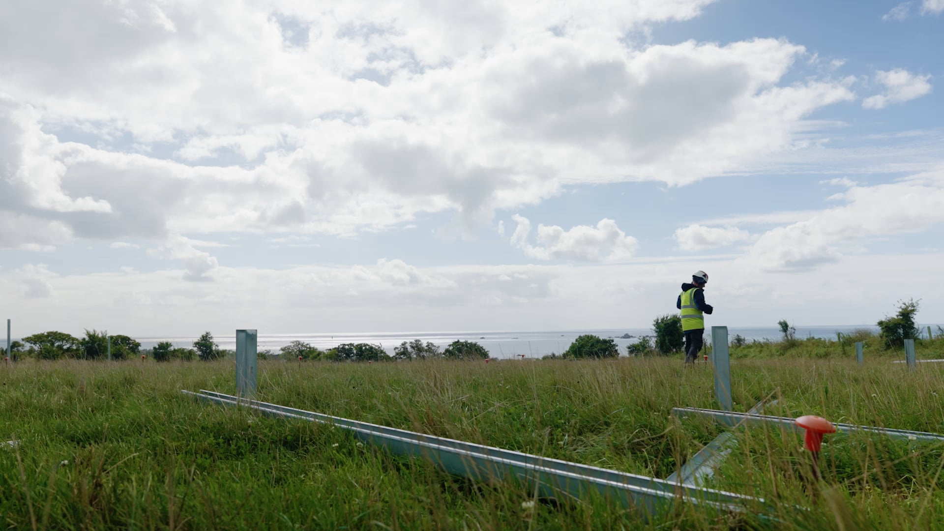 Time lapse of JE's solar farm at Rue du Moulin à Vent, St Clement Image