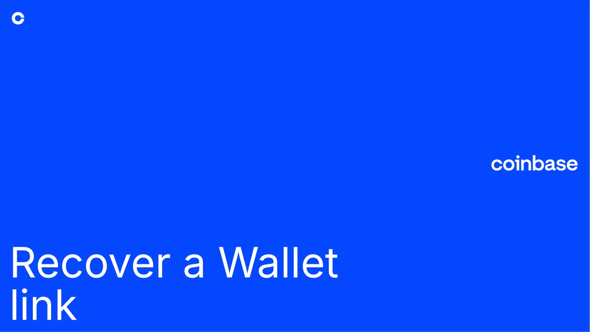 Send crypto from your Coinbase Wallet