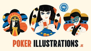 Animated Poker Illustration Art Set, a Sport Illustration by Creative Stall (Thumbnail 5 of 5)