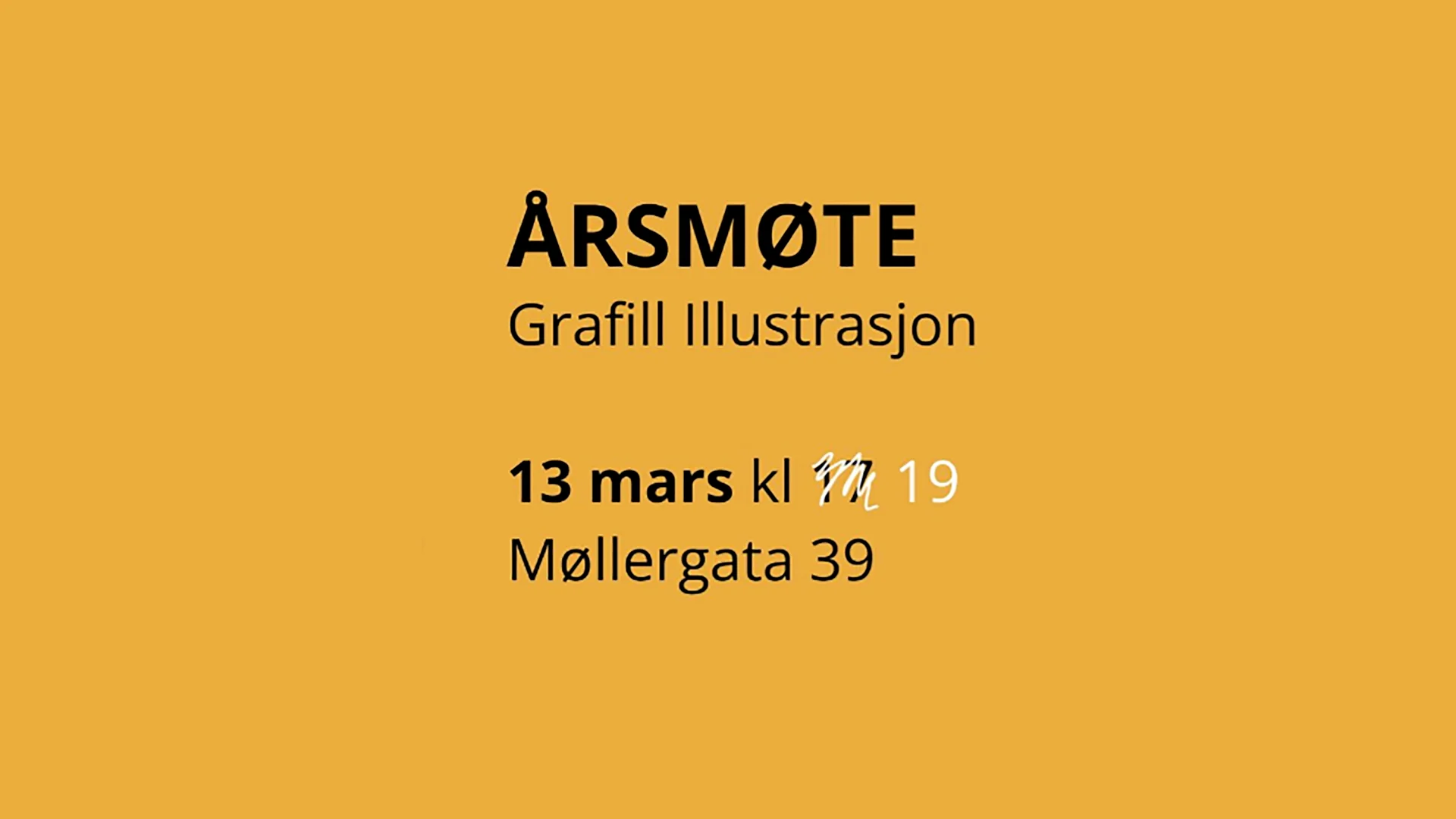 Årsmøte i Grafill illustrasjon