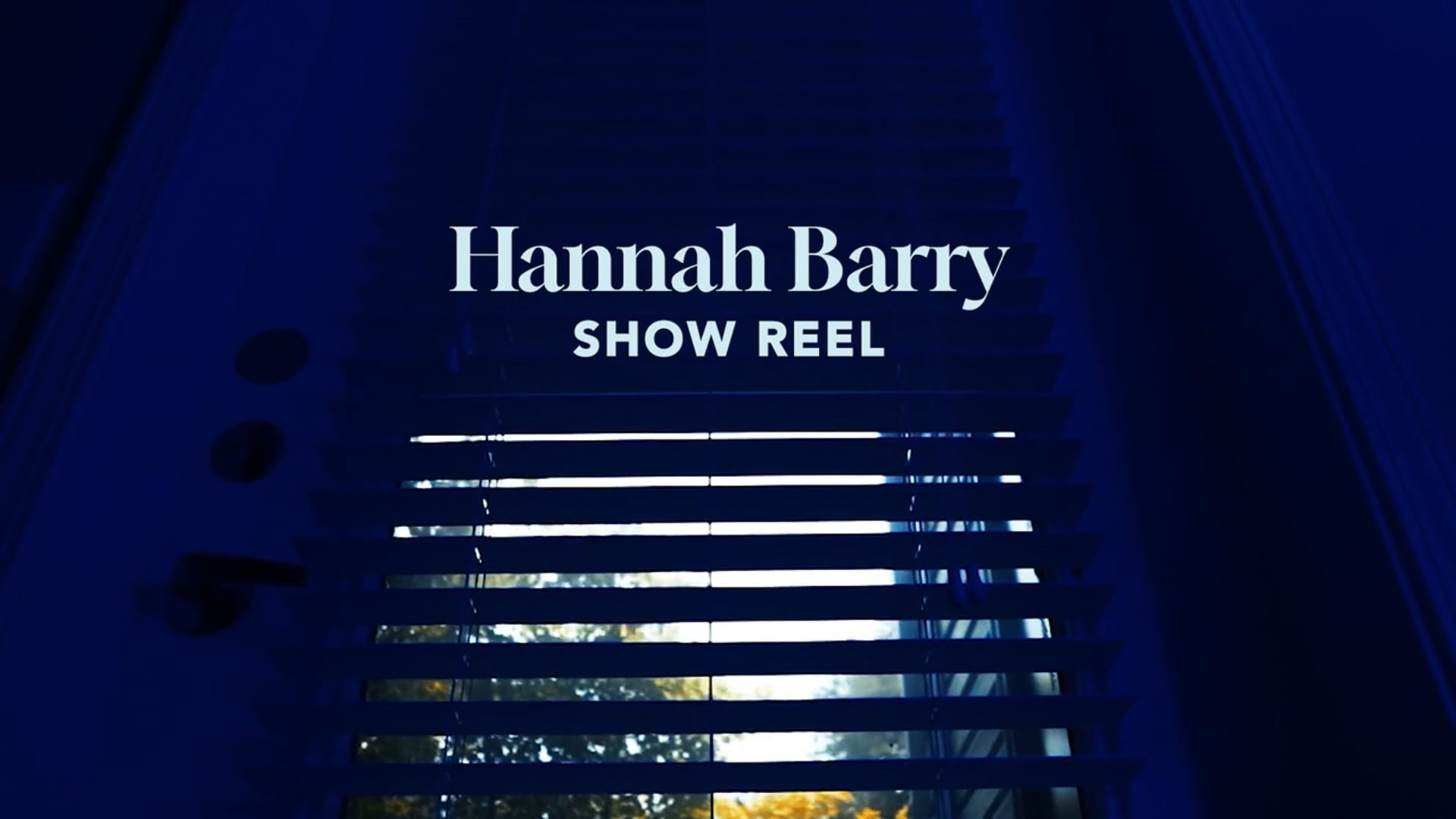 Hannah Barry Show Reel