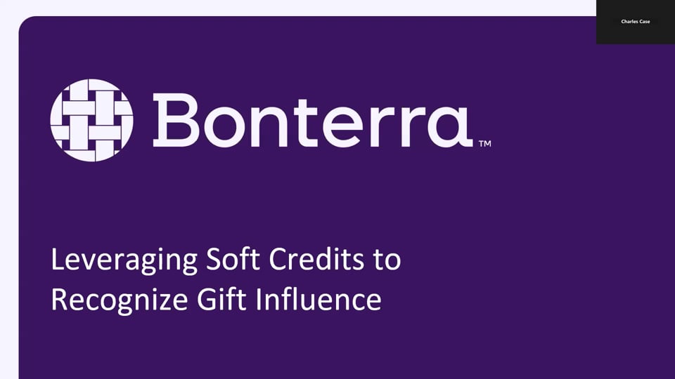 Leveraging Soft Credits to Recognize Gift Influence