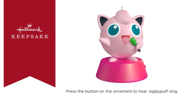 Pokmon Singing Jigglypuff Ornament With Sound - Keepsake Ornaments |  Hallmark