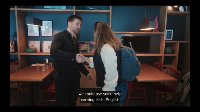 Teaching Irish Slang on Norwegian TV