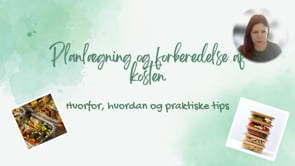 Planlægning og foodprep