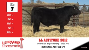 Lot #7 - LL ALTITUDE 3012