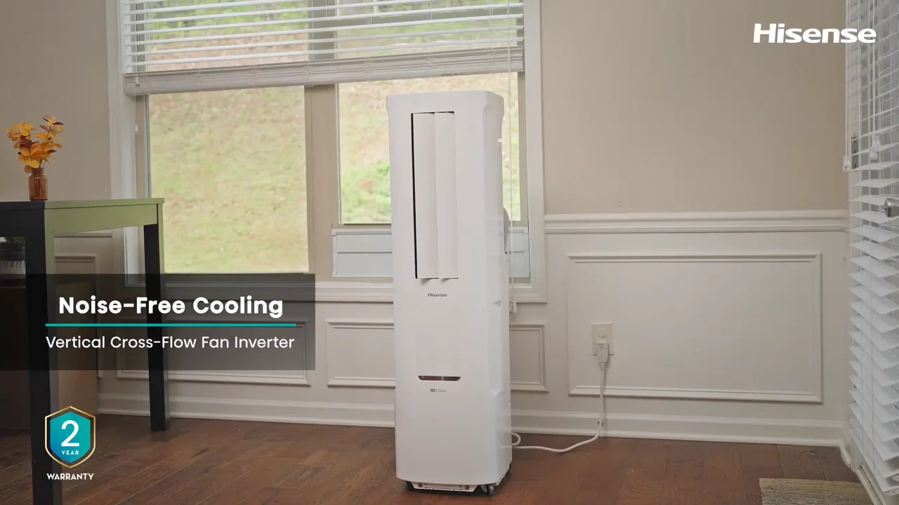 Dual Hose Portable Hisense Air Conditioner And Heater 8,000 SACC