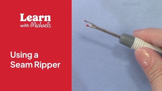 How to Properly Use a Seam Ripper Expert-Led Craft Tutorial On-Demand ...