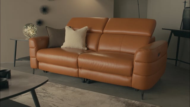 Hoy 3 Seater Power Recliner with Power Headrests video
