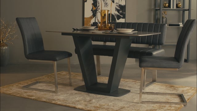 Alpha Dining Table, Bench & 2 Chairs Set video