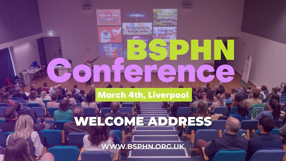 Filming the Annual BSPHN Conference in Liverpool: Capturing Collaboration in Public Health
