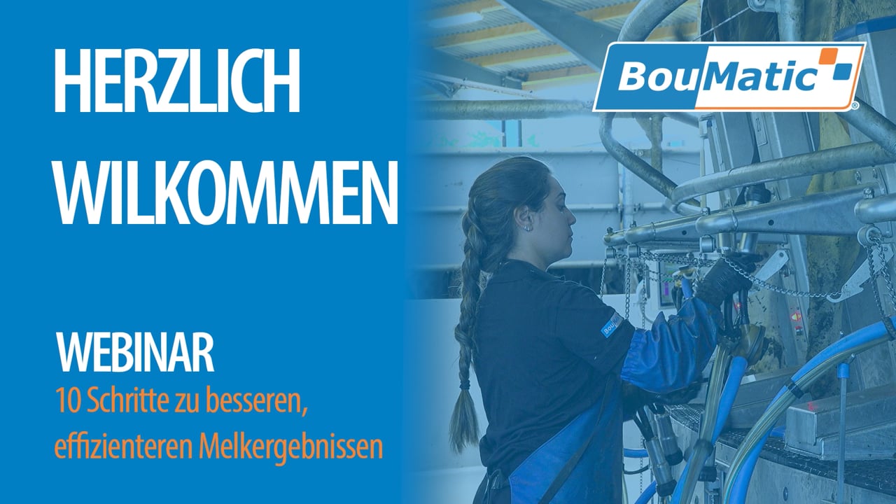 Webinar - 10 Schritte zu besseren, effizienteren Melkergebnissen - mit Melkexpert Hans Fatzer