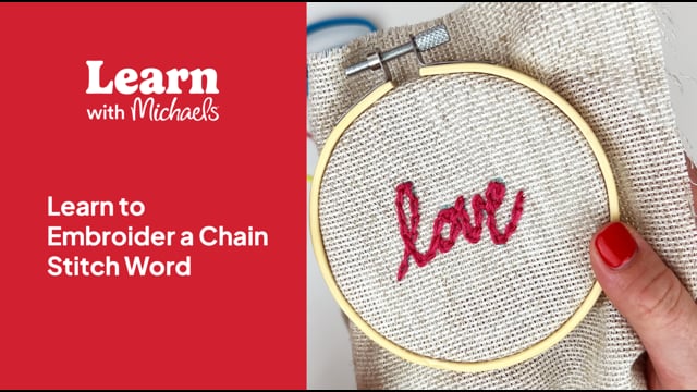 Kids Club: How to Embroider a Word