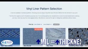 Liner Thickness 20, 27, or 30 Mil