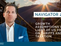 Navigator 2025 - Growth assumptions in light of US focus on tariffs and taxation