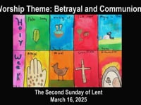 Worship for March 16, 2025