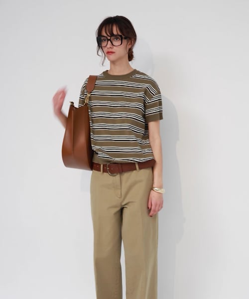 【BRILL】マルチボーダークルーネックプルオーバー 追加発売】マルチボーダークルーネックプルオーバー | [公式