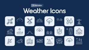 Animated Weather Icons Set | Creative Market
