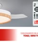 Vídeo: VENTILADOR MINI TOGO PLATA 40CMS 3 PALAS