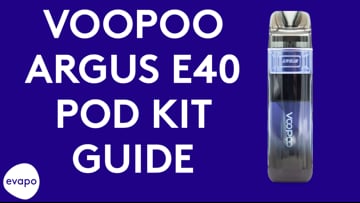 VOOPOO Argus Z2 pod vape kit: how to use