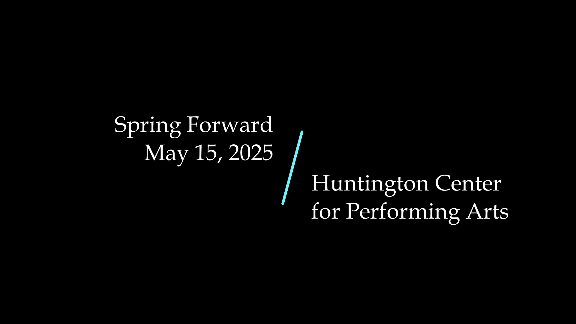 Spring Forward