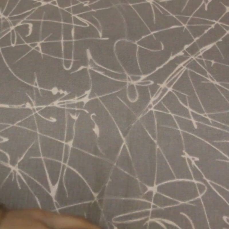 Vidéo: Étoffe de lin - Lignes abstraites grises