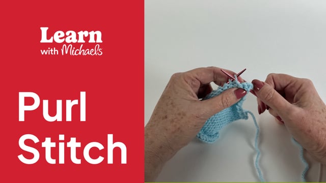 How to Purl Stitch for Knitting