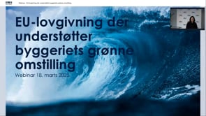 EU-lovgivning der understøtter byggeriets grønne omstilling
