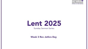 Lent week 3: Rev Jethro Day