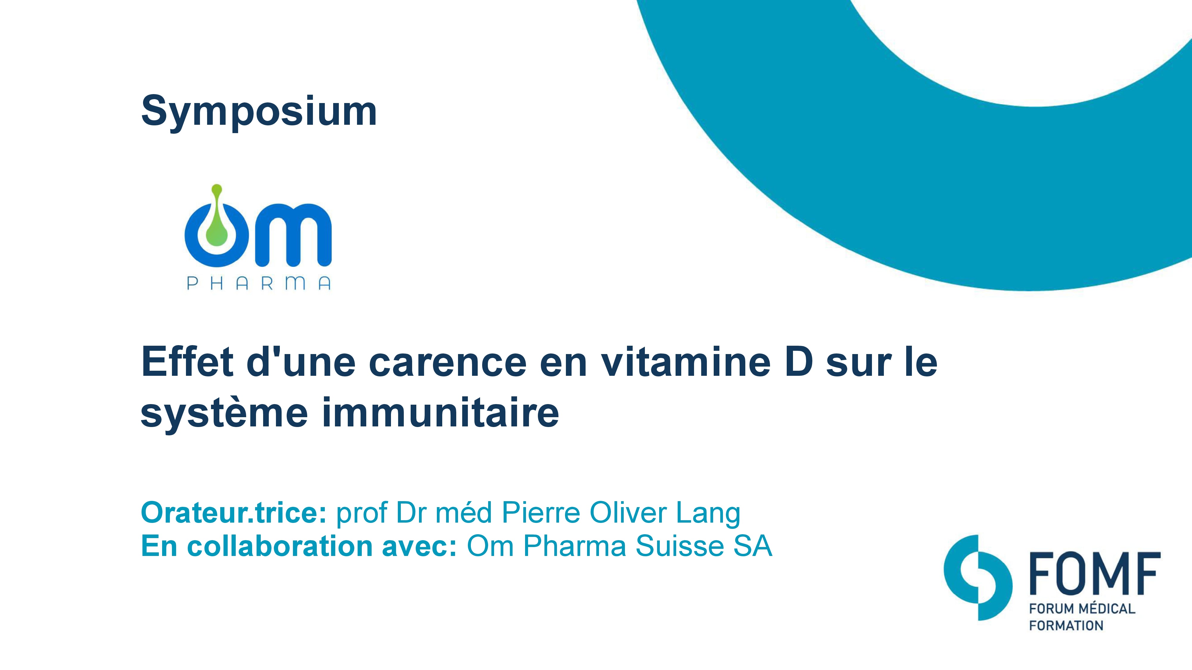 Effet d'une carence en vitamine D sur le système immunitaire 