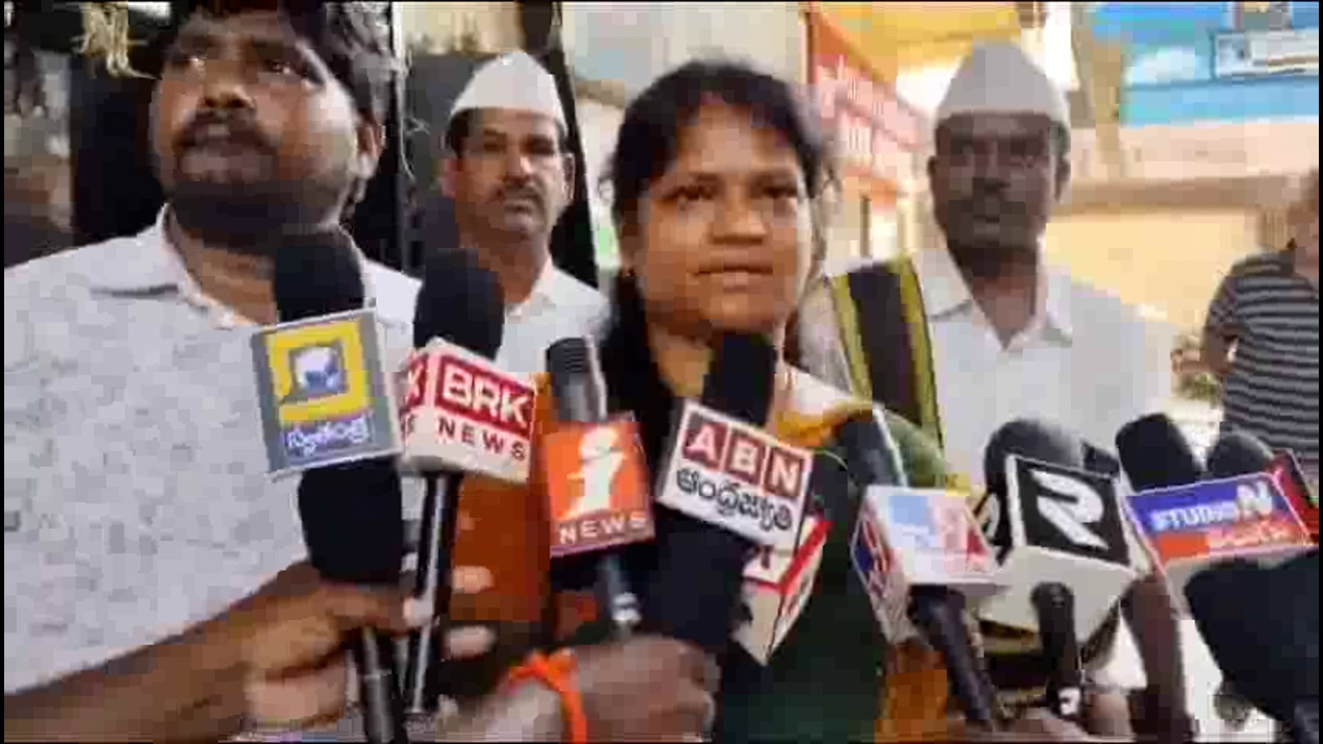 Revenue officials stop screening of film 'Court' at Venkataramana theatre in Amalapuram#protest