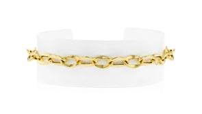 6mm 10kt Yellow Gold Oval-Link Bracelet