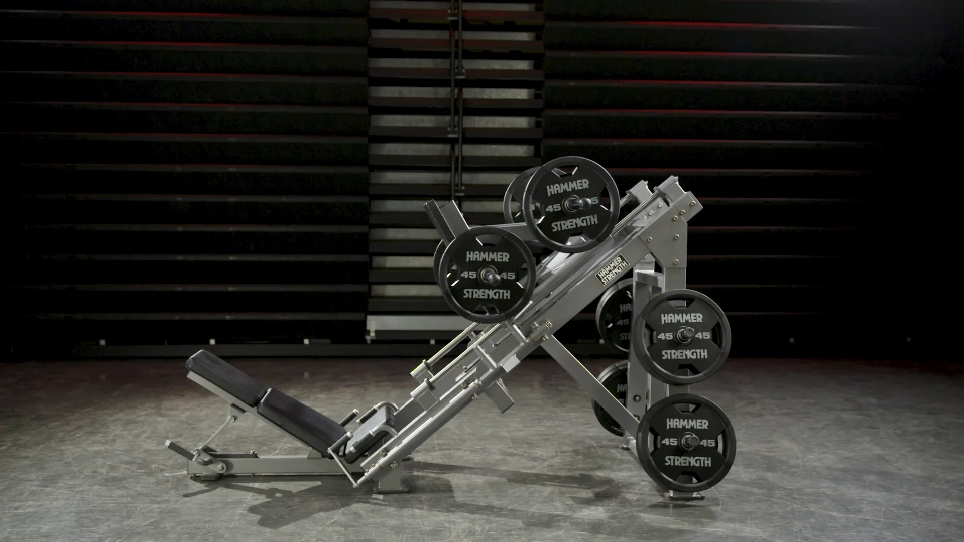 Plate Loaded Linear Leg Press Hammer Strength
