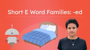 Short E Word Families