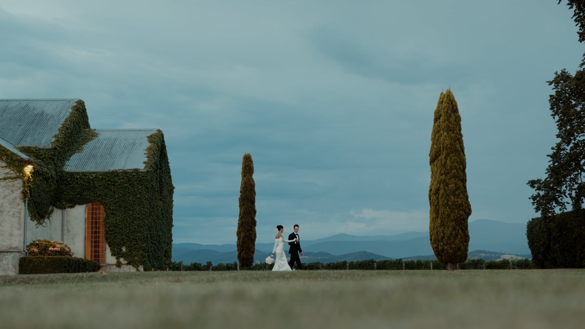 Stones of the Yarra Valley, Coldstream wedding — wedding reception detail, photographed by C2 Films