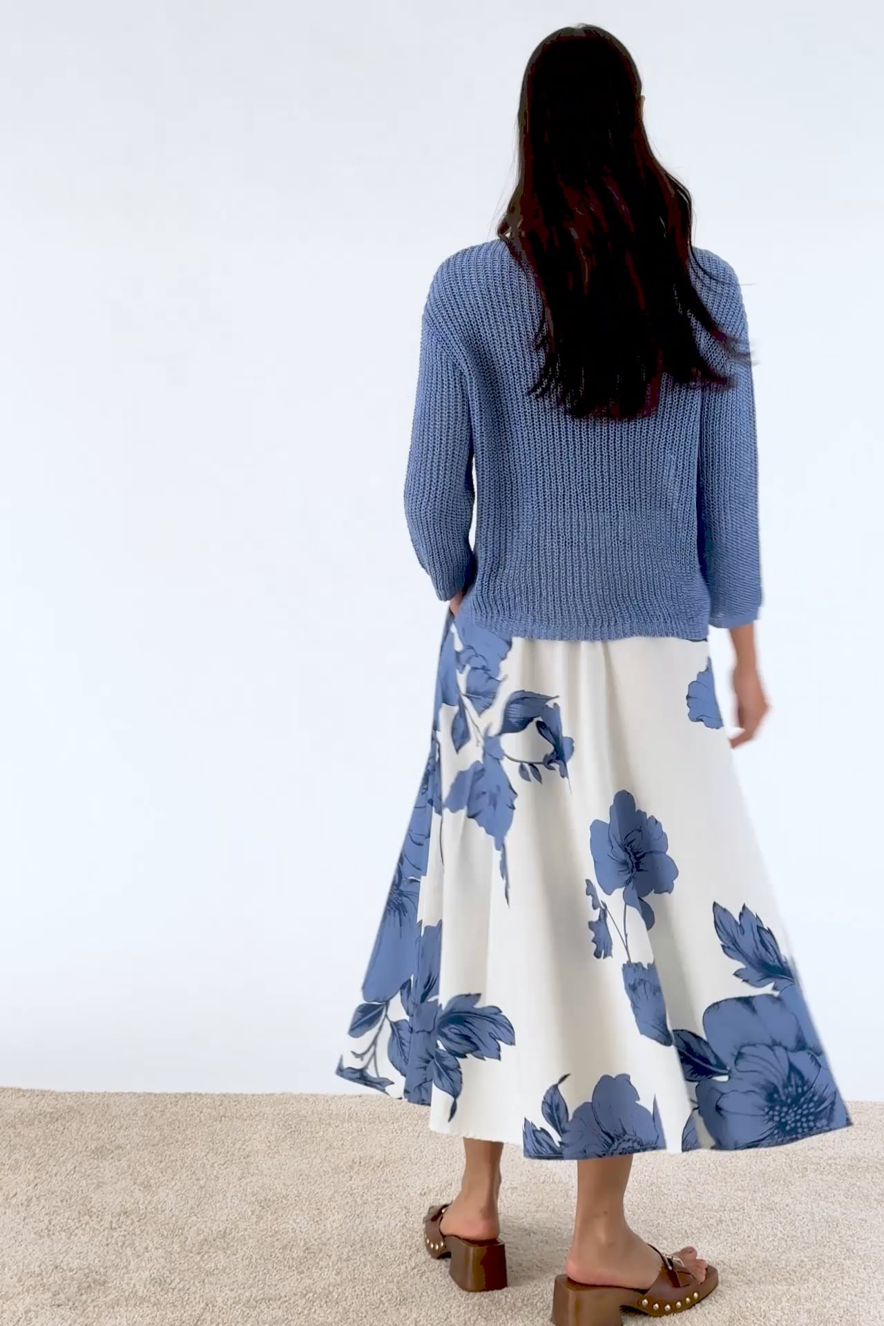pullover - ocean blue