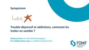 Trouble dépressif et addictions, comment les traiter en semble ?