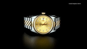 Pre-Owned Rolex Datejust Mens 36mm Automatic Stainless Steel and 18kt Yellow Gold Watch