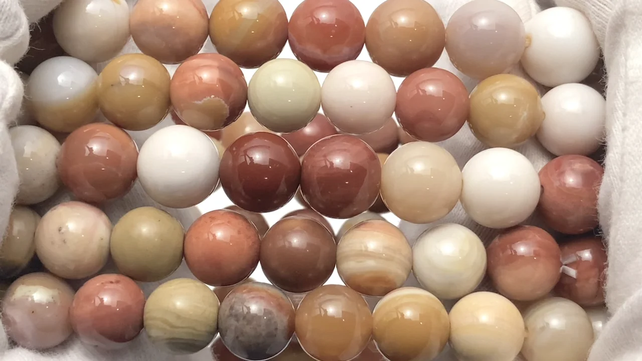 アラシャンアゲート（阿拉善瑪瑙） ラウンド8mm ブレスレット｜天然石