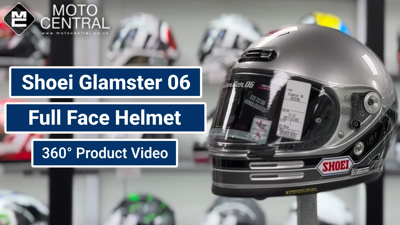 Shoei Glamster 06 Abiding TC10 Full Face Helmet Grey/Black