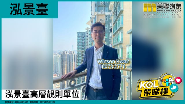 泓景臺高層靚則單位