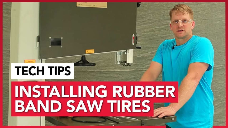 Tech Tip, Installing Rubber Band Saw Tires