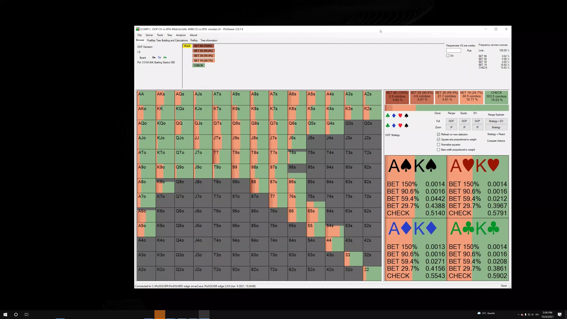 Playing CO vs BTN OOP Part 2