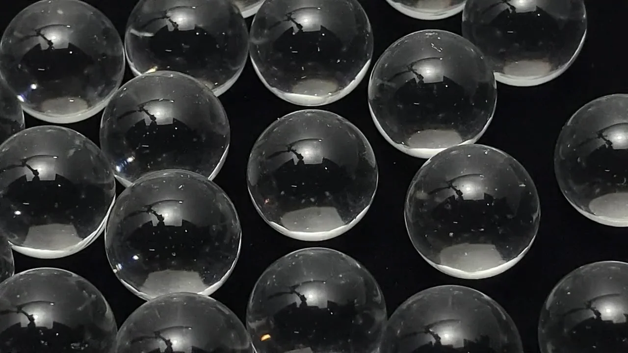 クリスタル（溶錬水晶） スフィア・ラウンド12mm 10個｜天然石ビーズの