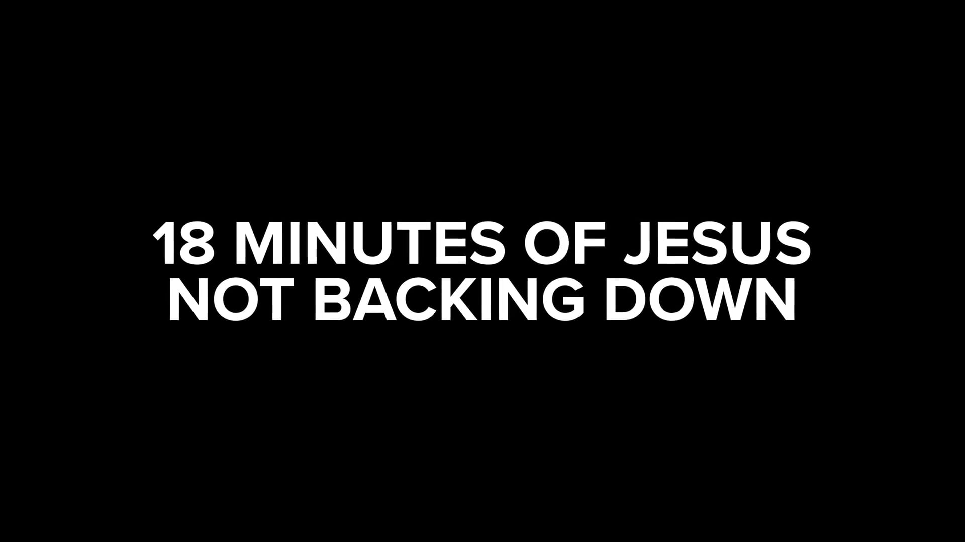 Scenes from THE CHOSEN - Jesus Not Backing Down for 18 Minutes on Vimeo