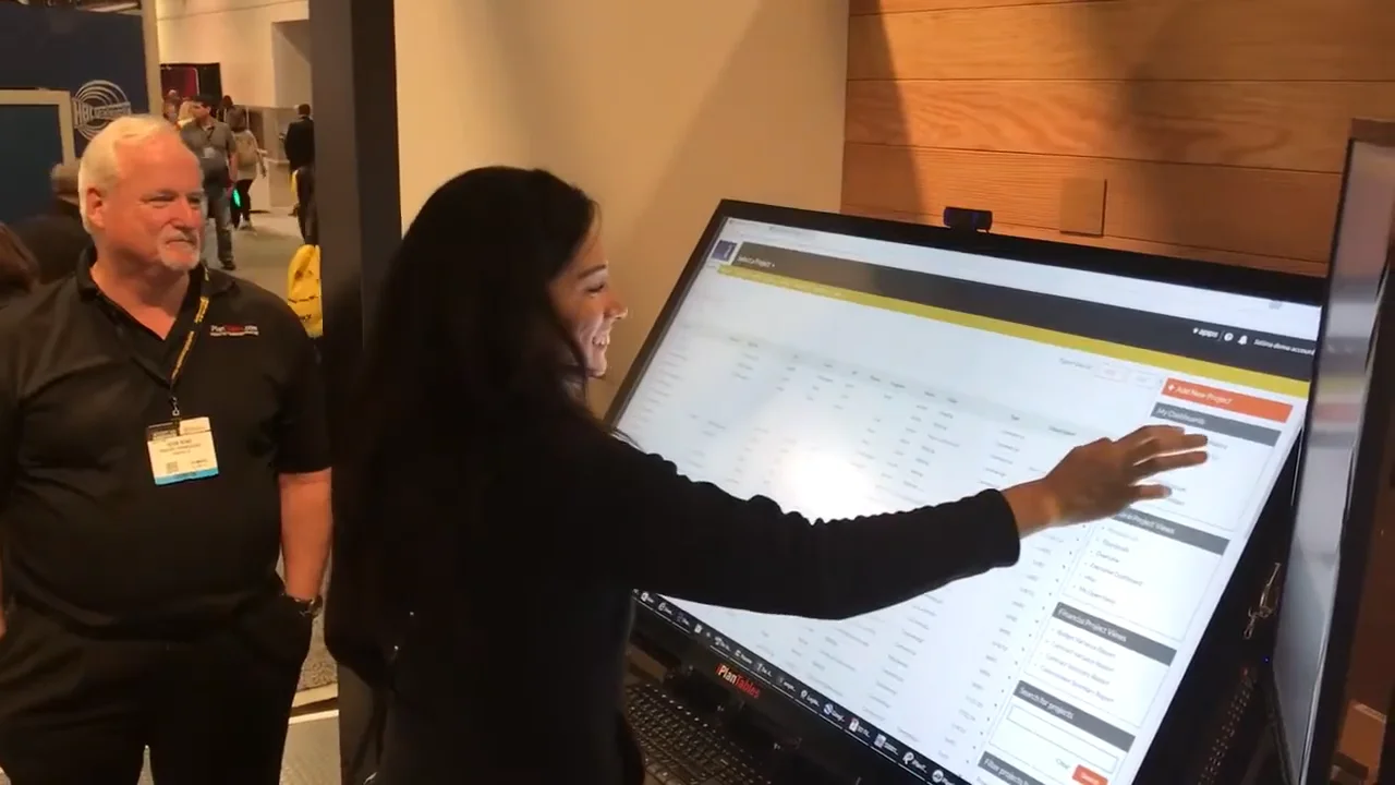 iPlanTables Interactive Touchscreen Monitors