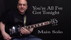 You're All I've Got Tonight - Main Solo Lesson